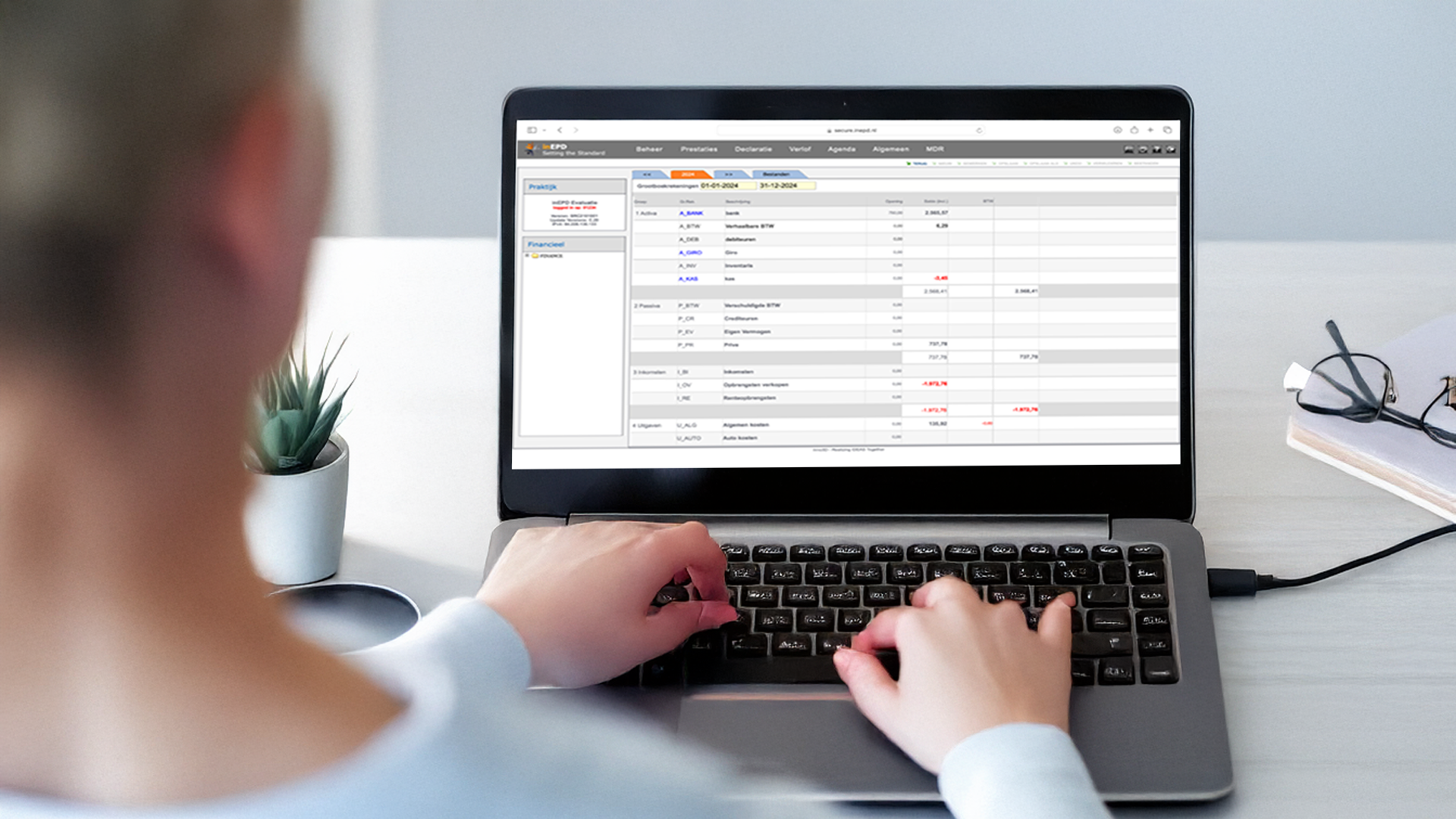 inEPD mockup Haptotherapie financieel