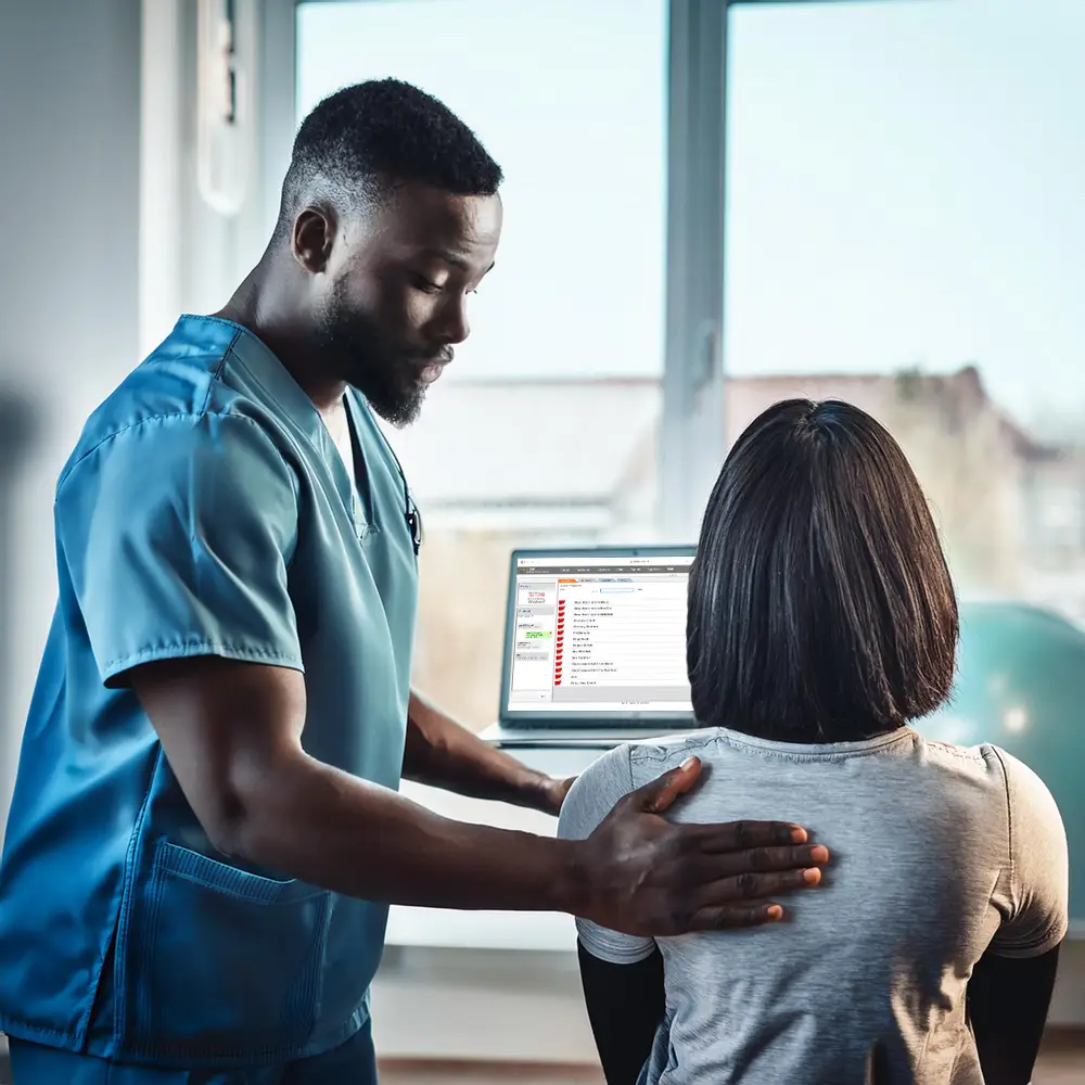 inEPD Oefentherapie mockup huiswerkoefeningen