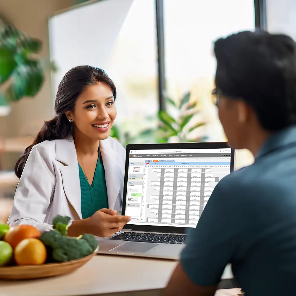 inEPD dietist mockup verslaglegging