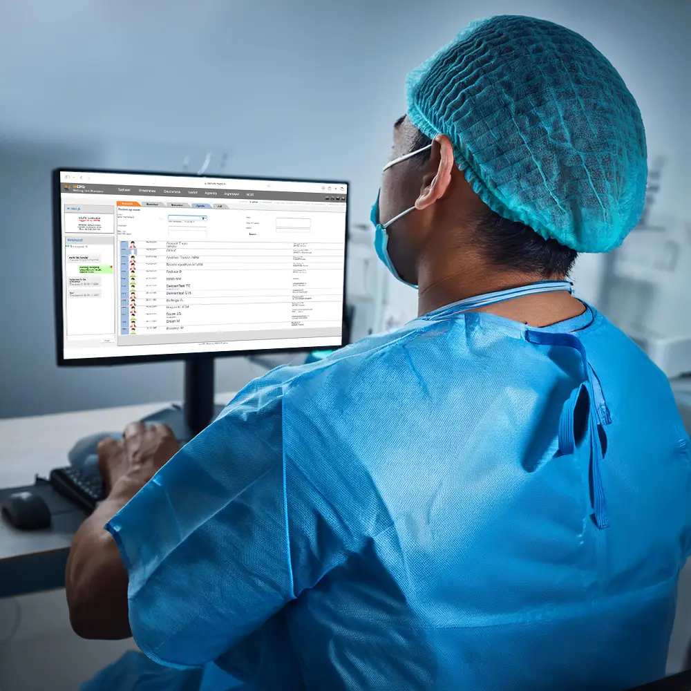 inEPD mockup chirurg patientenbestand